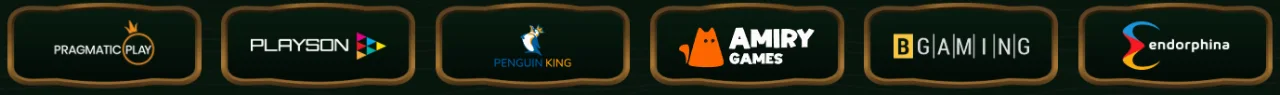 Griglia di slot colorate da vari provider iGaming